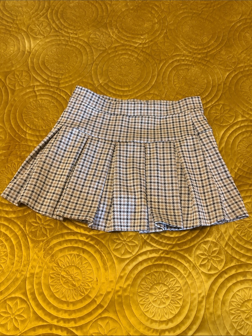 American Eagle Plaid Pleated Mini Skort